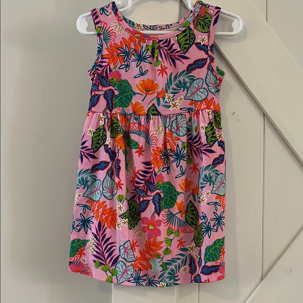 Floral Pink Kids Dress, NWOT